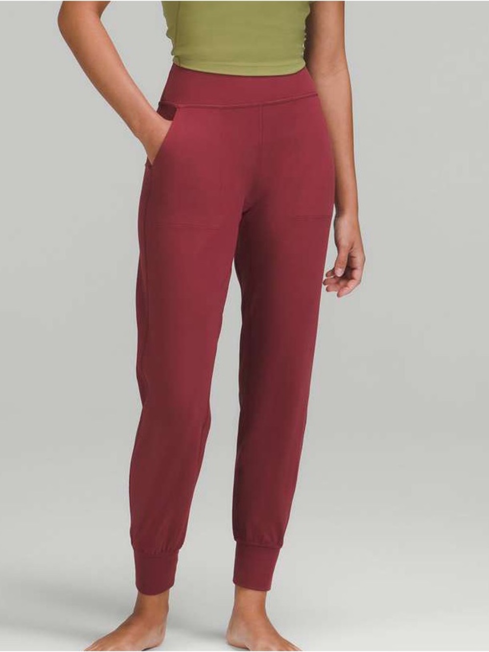 Lululemon Align Joggers 28" Mulled Wine Sz 10
